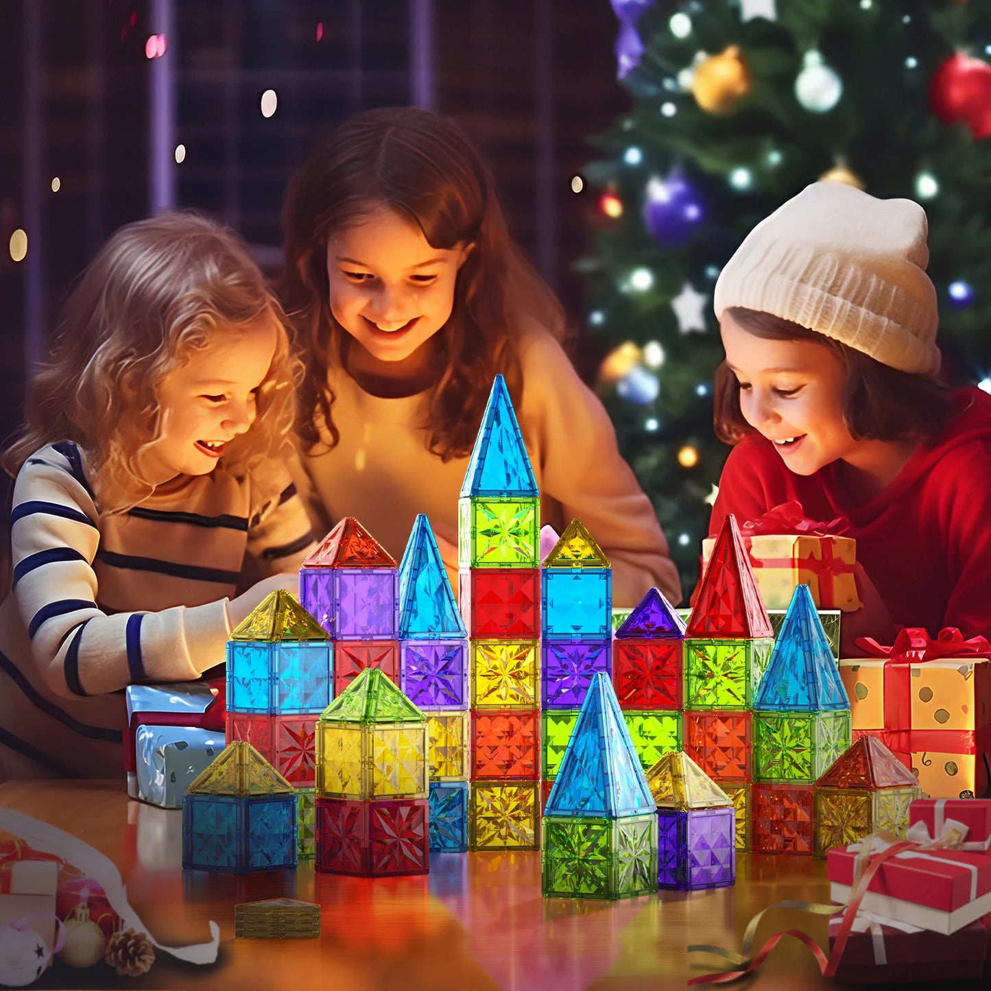 Colorful Magnetic Puzzle Blocks