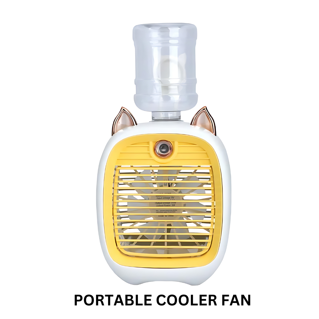 Fan - 3-in-1 Portable Air Cooler, Humidifier, and Fan with Water Tank