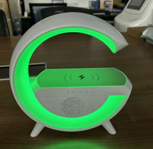 WIRELESS CHARGER, BLUETOOTH SPEAKER, ALARM, LED NIGHT LIGHT - WonderDeals