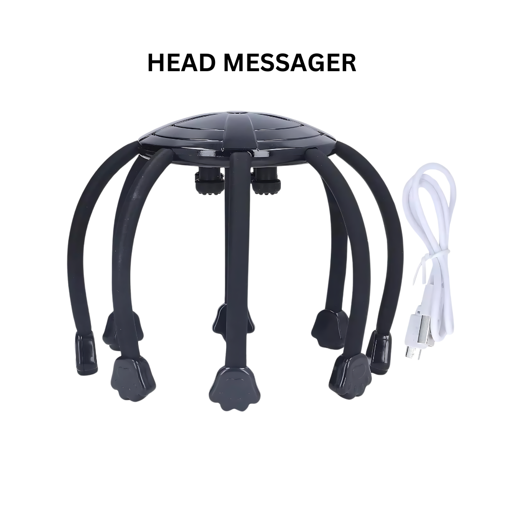 Electric Head Massager - Octopus Claw Scalp Massager with 3 Modes for Relaxation