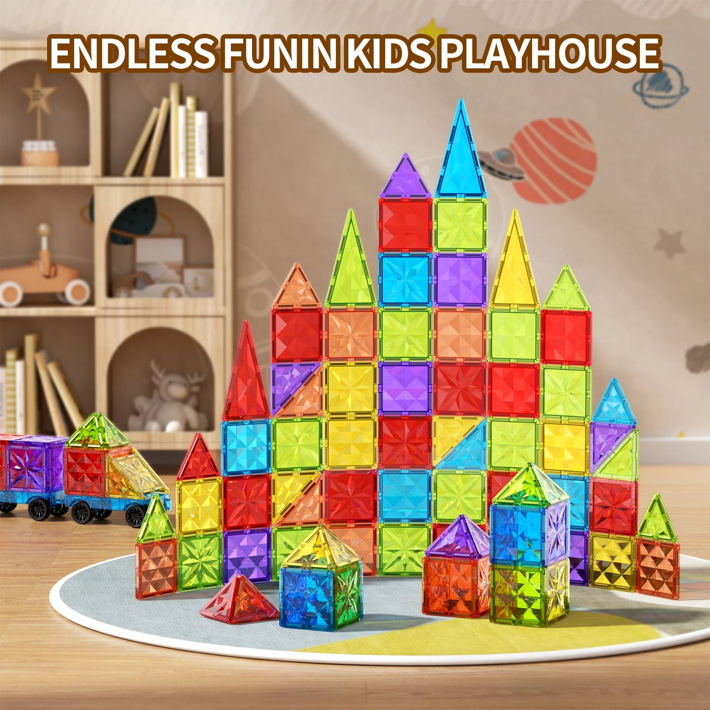 Colorful Magnetic Puzzle Blocks