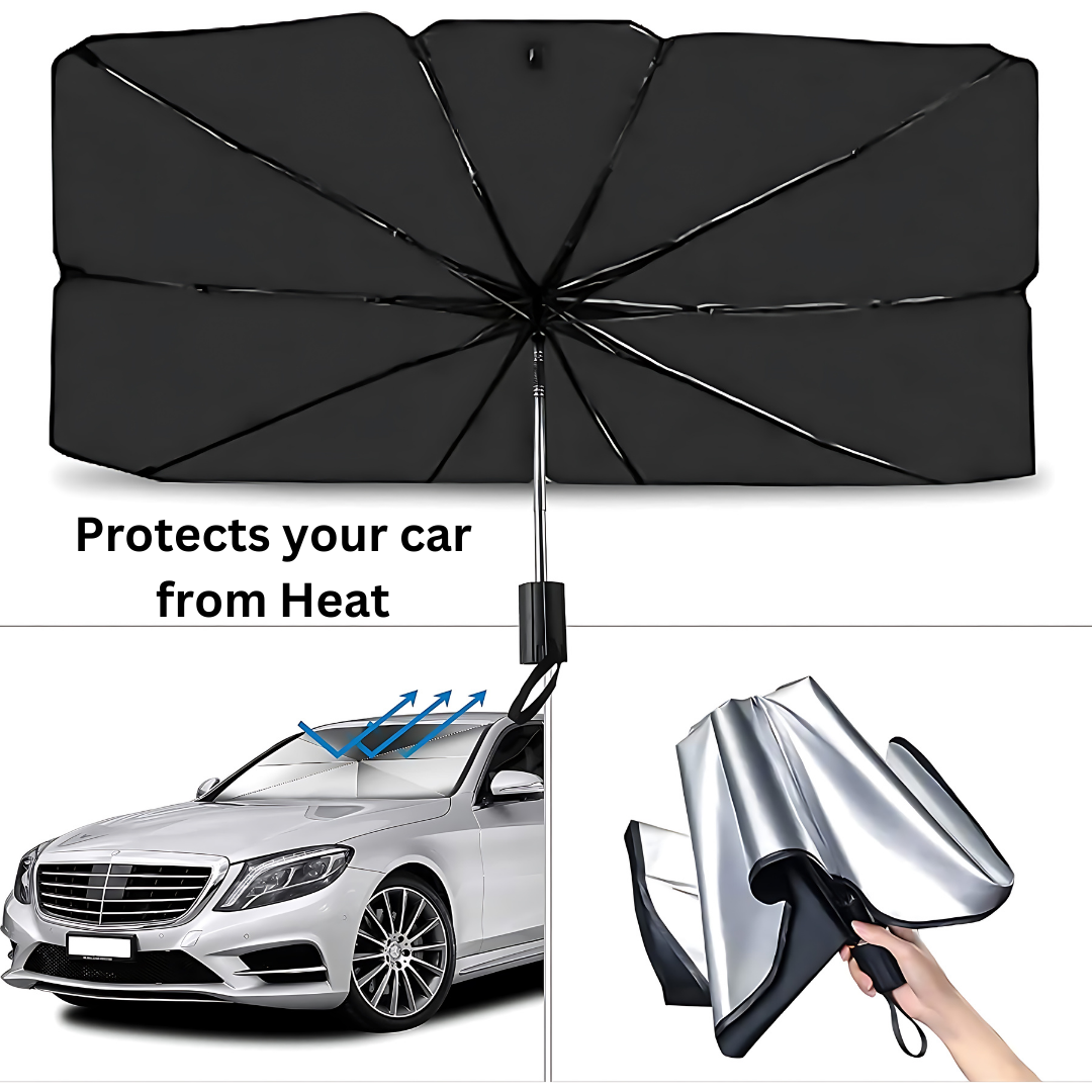 Car Sunshade Umbrella - Block UV Rays & Keep Your Vehicle Cool