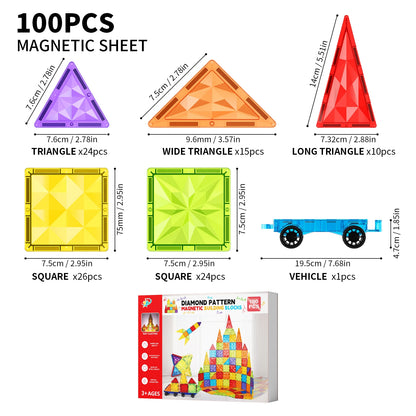 Colorful Magnetic Puzzle Blocks