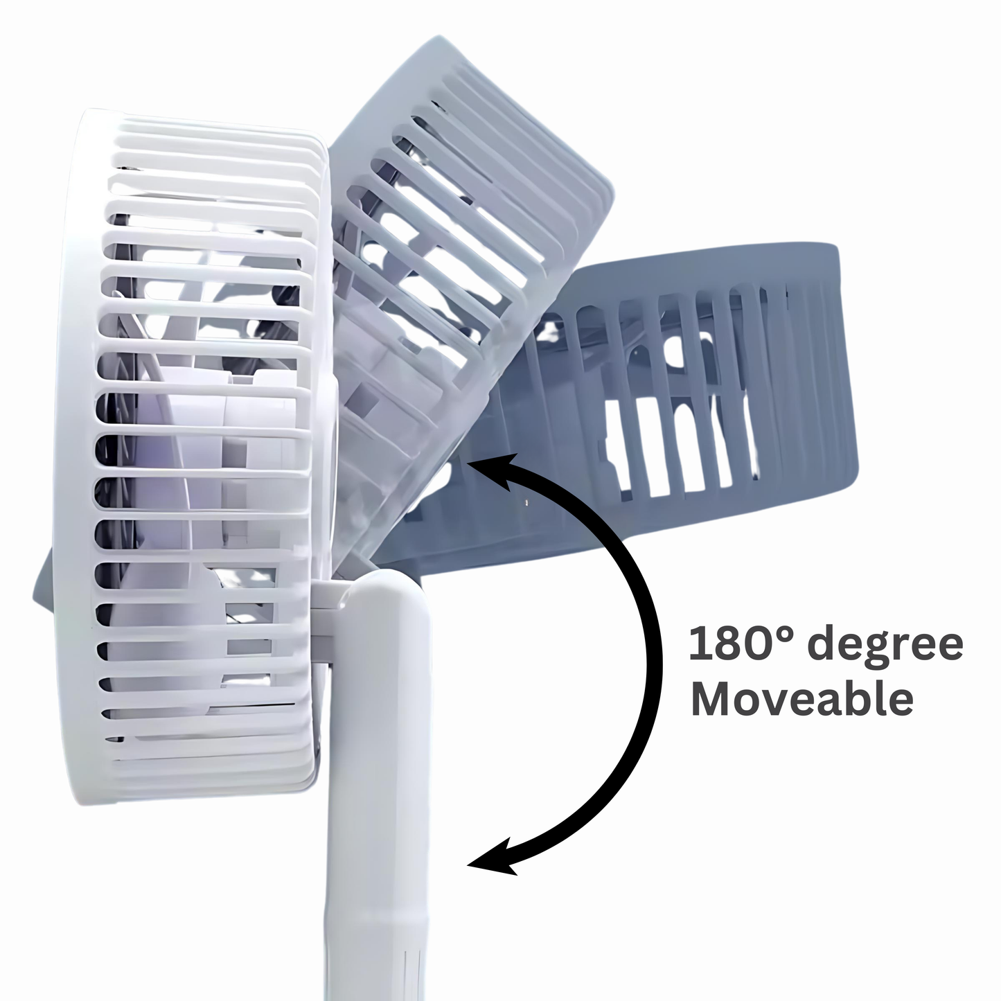 Rechargeable Mini Desk Fan For Long Lasting Comfort