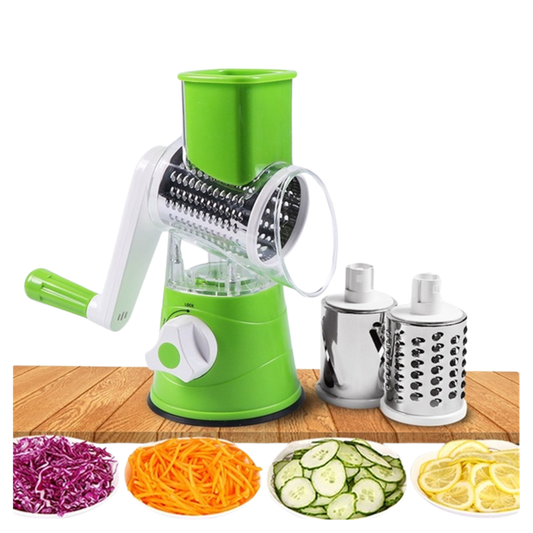 Multifunctional Manual Vegetable Cutter Slicer Machine Rotary Potato Carrot Slicer Grater Kitchen Gadget Cooking Tool